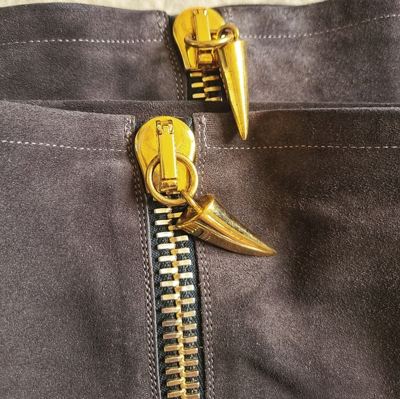 ❤️ Giuseppe Zanotti Vera OTK flan suede boots 37.5 - Picture 4 of 9